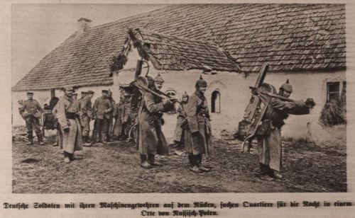 Quartiermacher in russisch Polen 1915